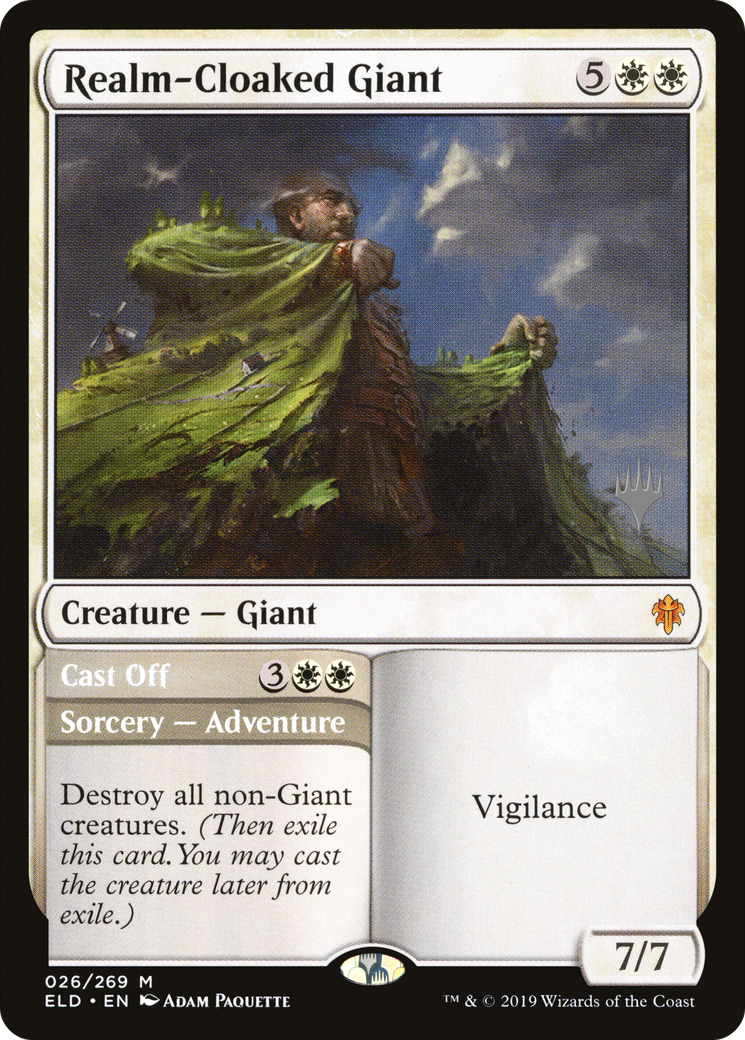 Realm-Cloaked Giant // Cast Off - Promo Pack [PELD-26p]