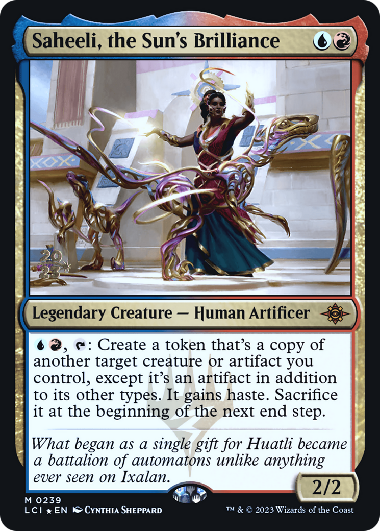 Saheeli, the Sun's Brilliance - Prerelease Promo [PLCI-239s]