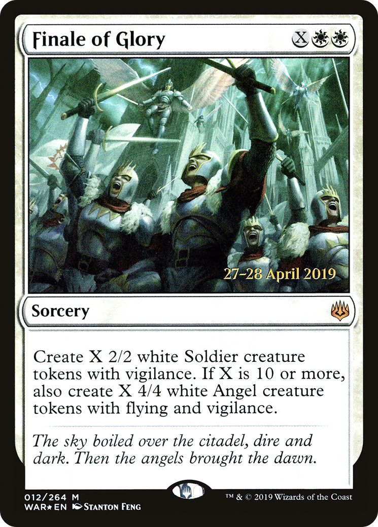 Finale of Glory - Prerelease Promo [PWAR-12s]