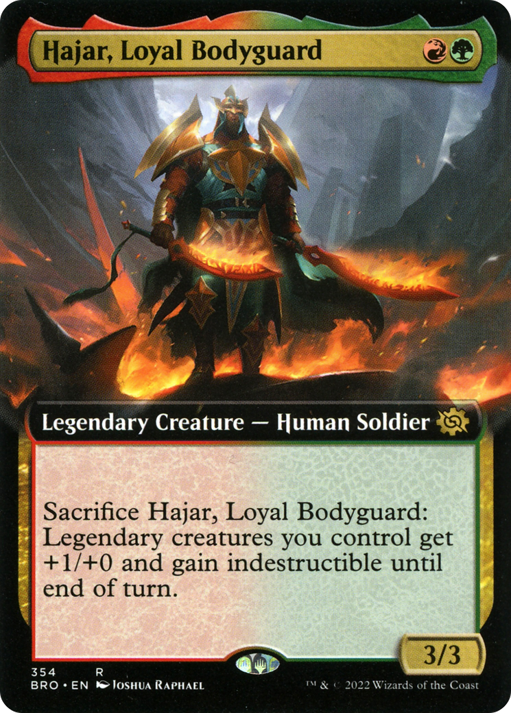 Hajar, Loyal Bodyguard - Extended Art [BRO-354]