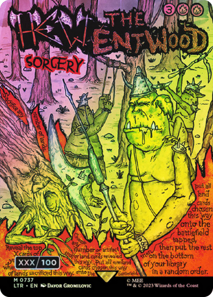 Hew the Entwood - Borderless - Serialized - Full Art [LTR-737z]