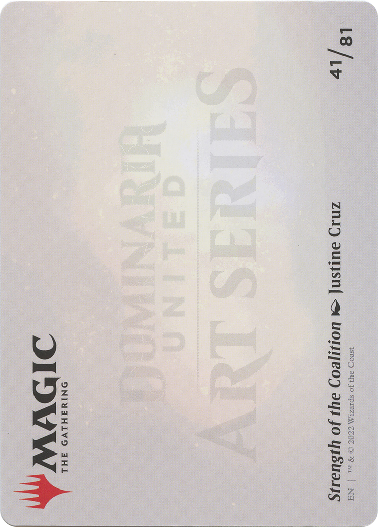 Strength of the Coalition // Strength of the Coalition [ADMU-41]