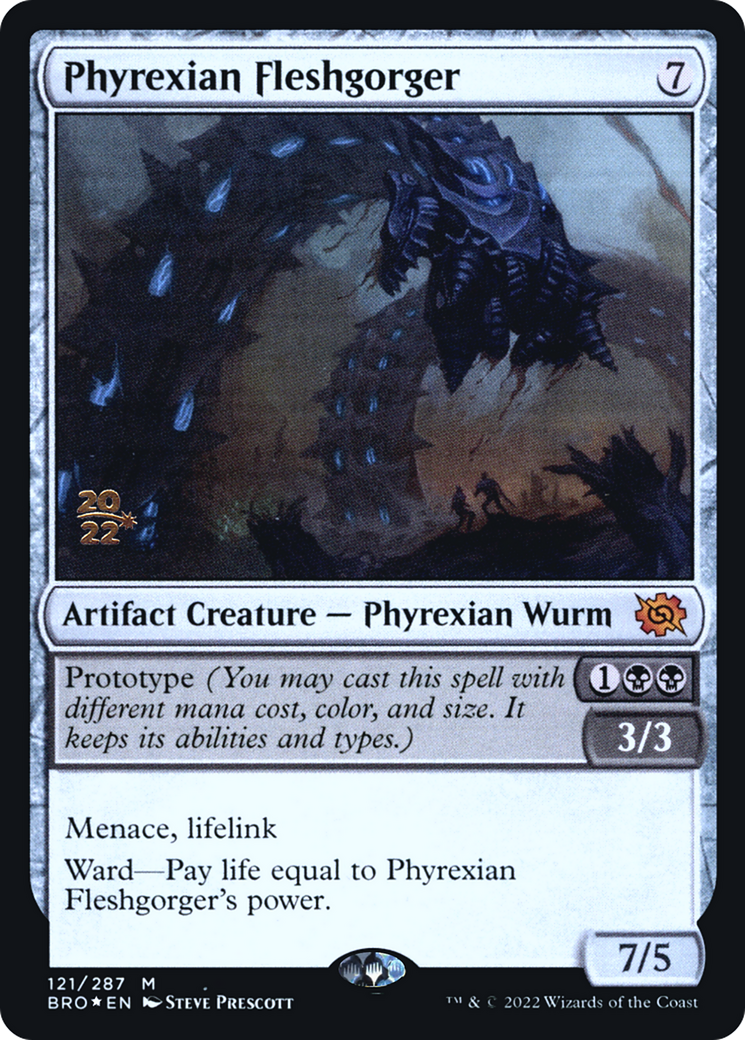 Phyrexian Fleshgorger - Prerelease Promo [PBRO-121s]