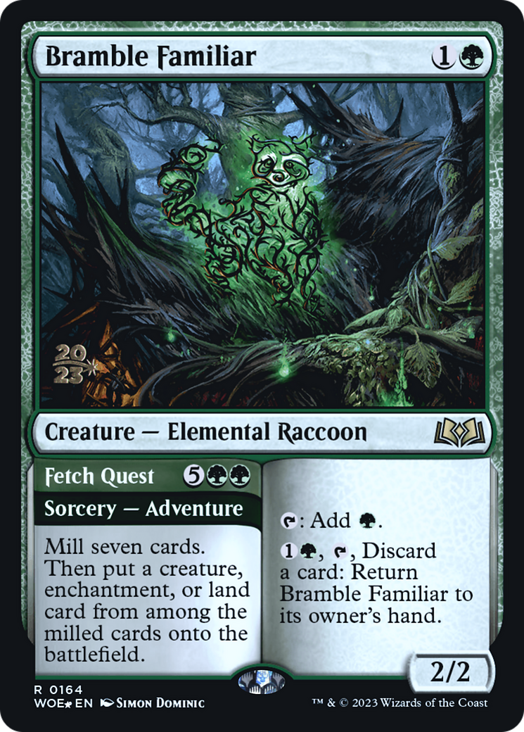 Bramble Familiar // Fetch Quest - Prerelease Promo [PWOE-164s]