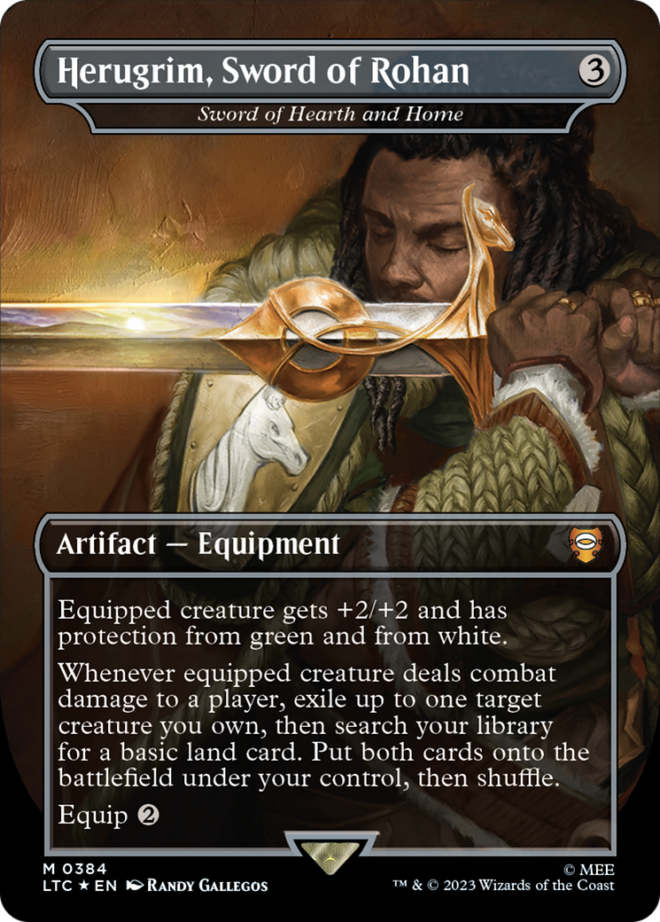 Sword of Hearth and Home - Borderless - Surge Foil [LTC-384]