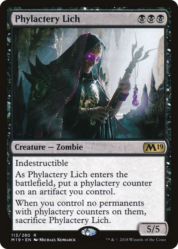 Phylactery Lich [M19-113]