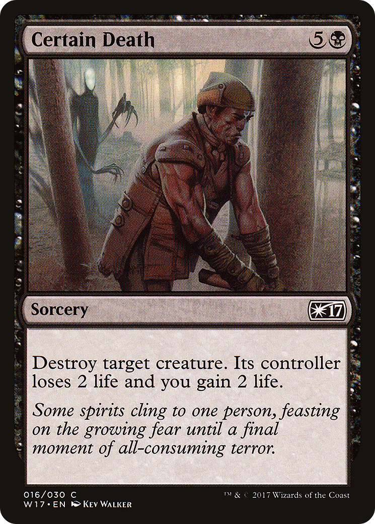 Certain Death [W17-16]