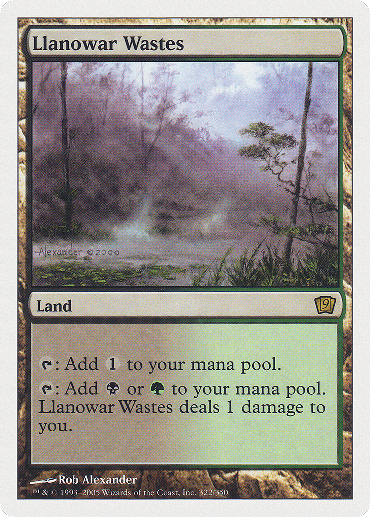 Llanowar Wastes [9ED-322]