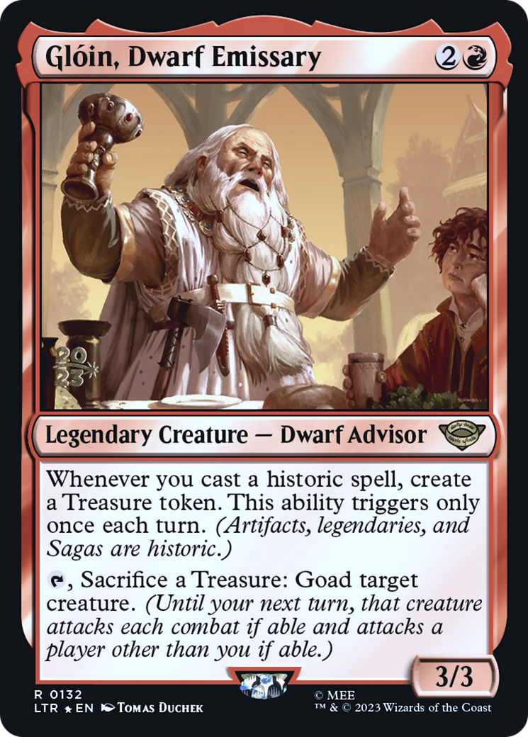Glóin, Dwarf Emissary - Prerelease Promo [PLTR-132s]