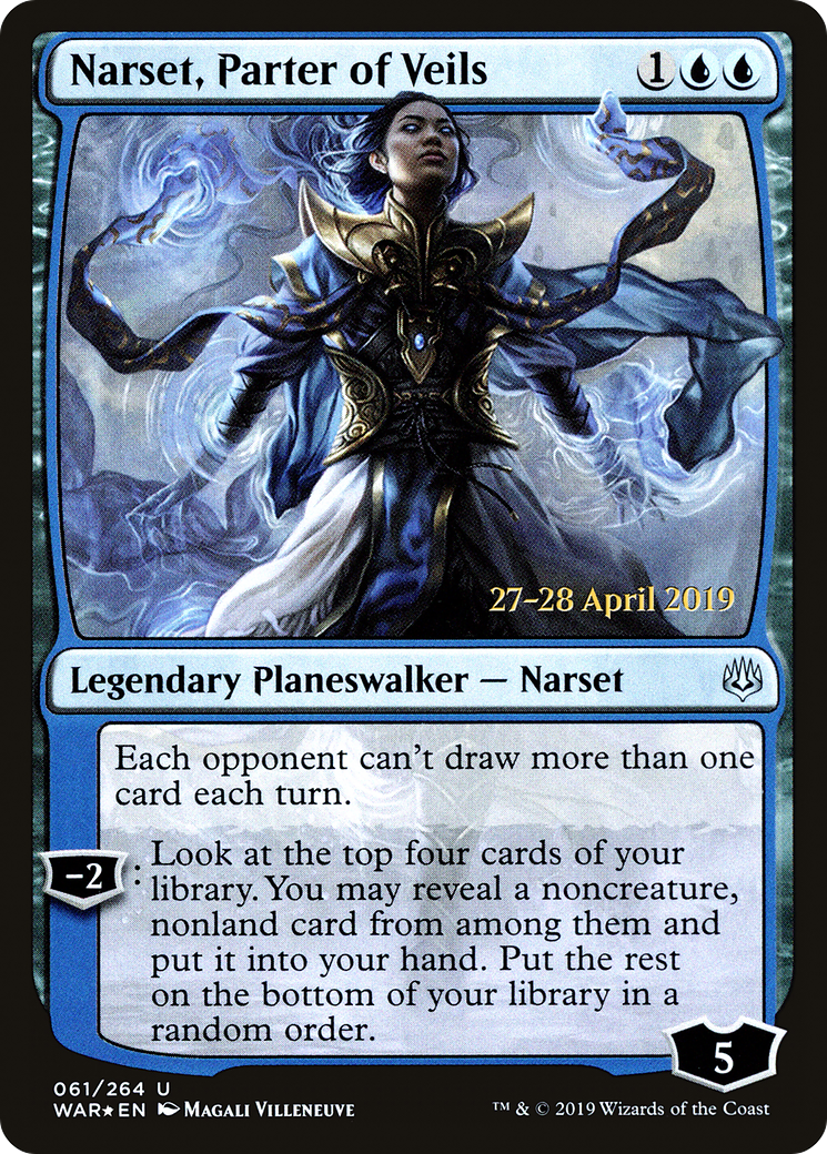 Narset, Parter of Veils - Prerelease Promo [PWAR-61s]