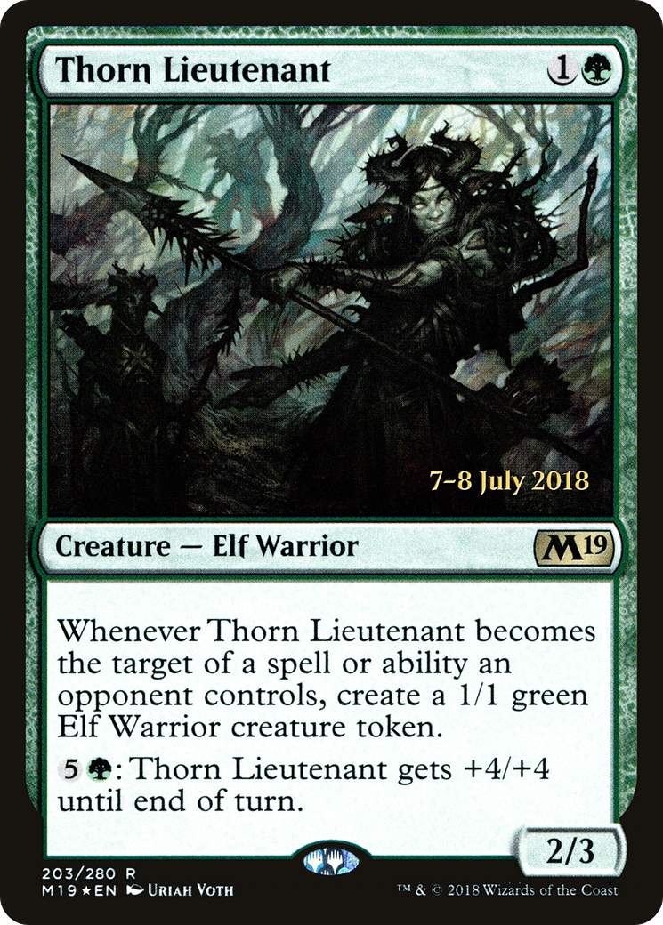Thorn Lieutenant - Prerelease Promo [PM19-203s]