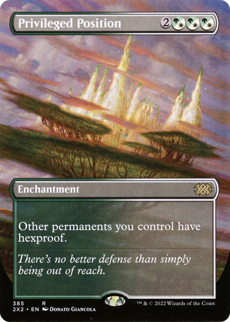 Privileged Position - Borderless - Full Art [2X2-385]