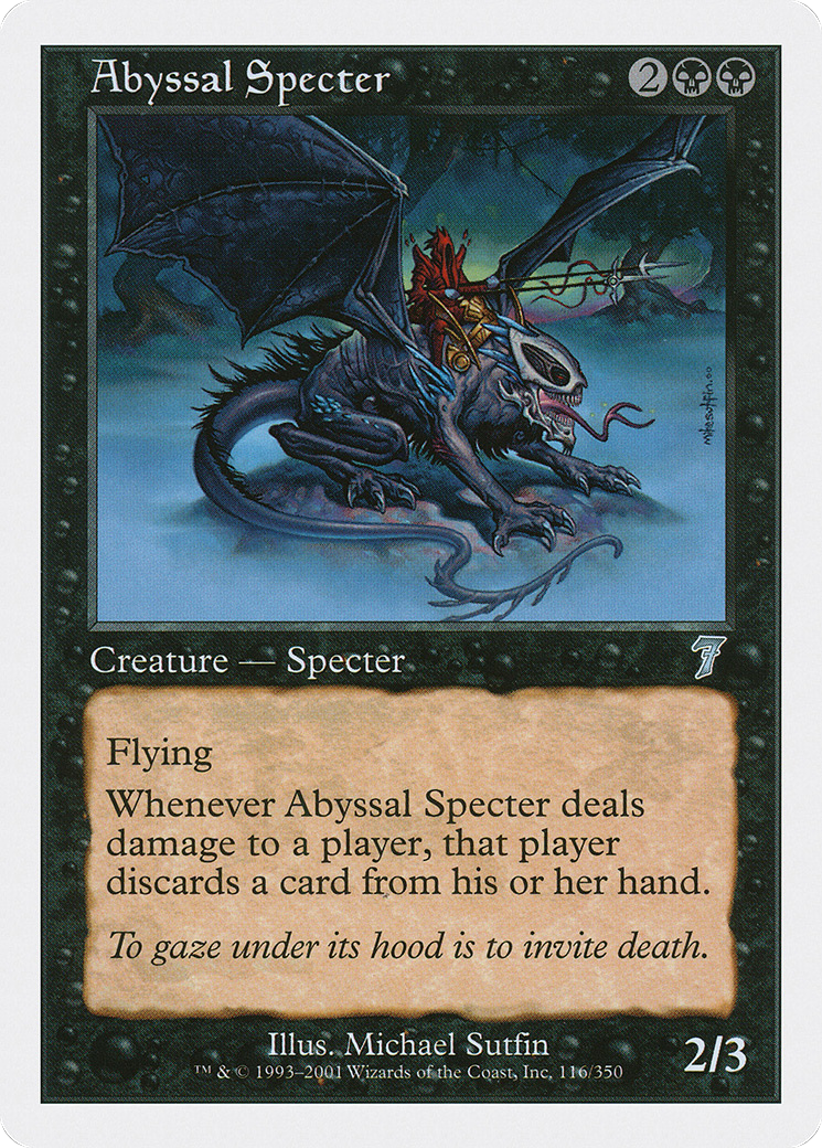 Abyssal Specter [7ED-116]