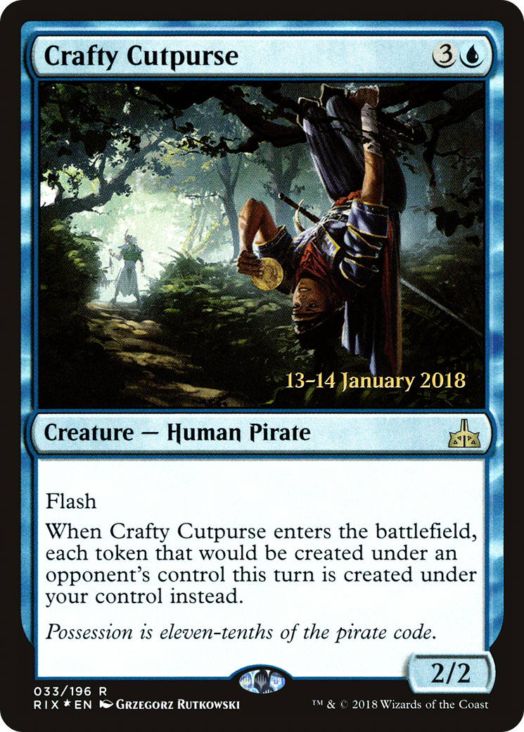 Crafty Cutpurse - Prerelease Promo [PRIX-33s]