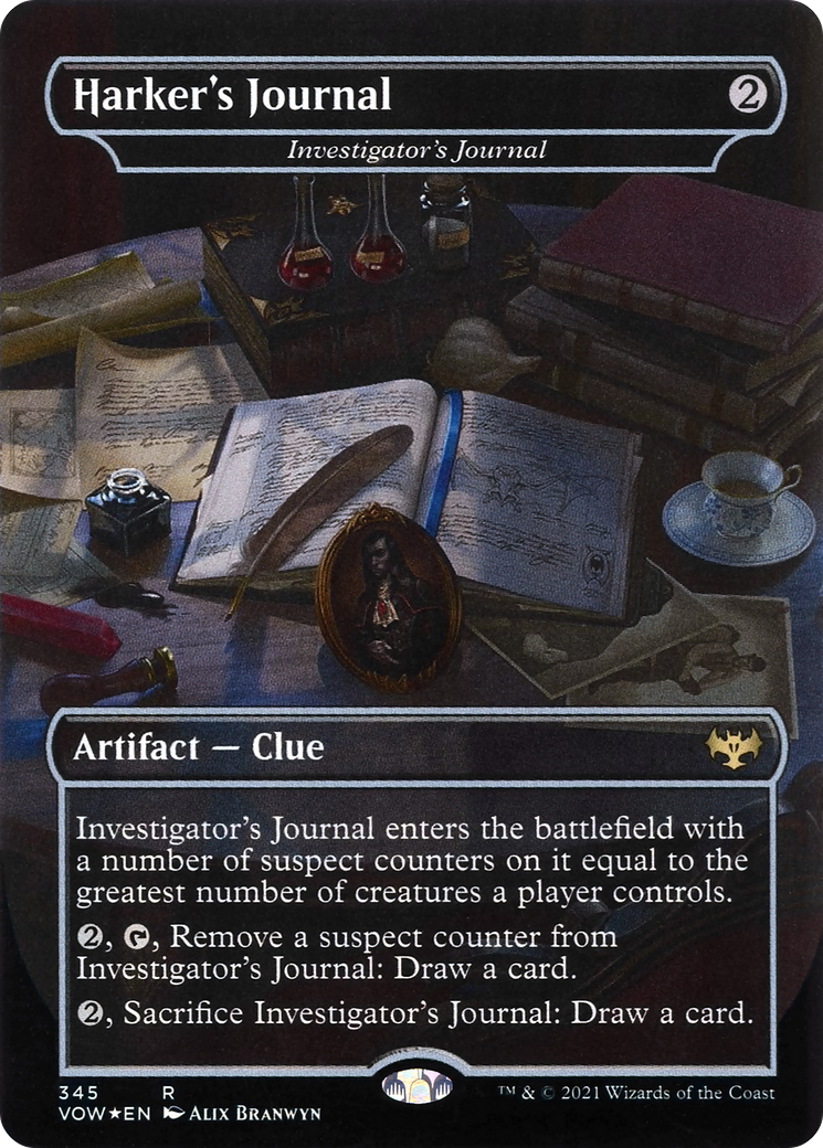 Investigator's Journal - Borderless - Dracula Series - Full Art [VOW-345]
