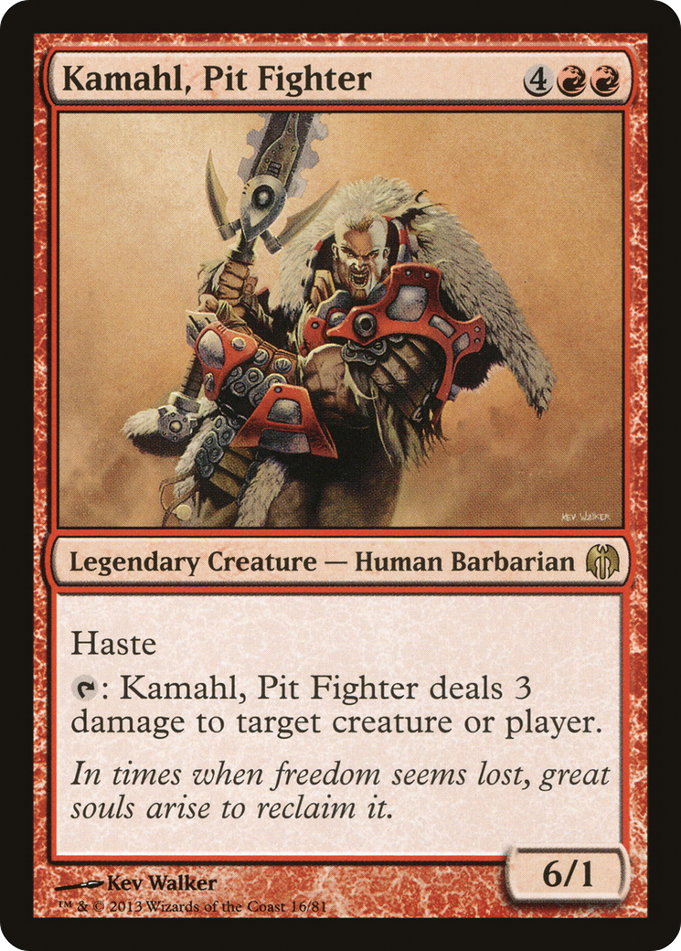 Kamahl, Pit Fighter [DDL-16]