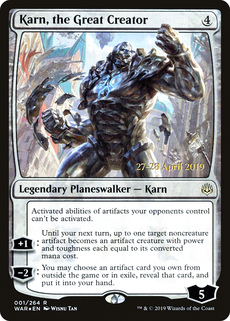 Karn, the Great Creator - Prerelease Promo [PWAR-1s]