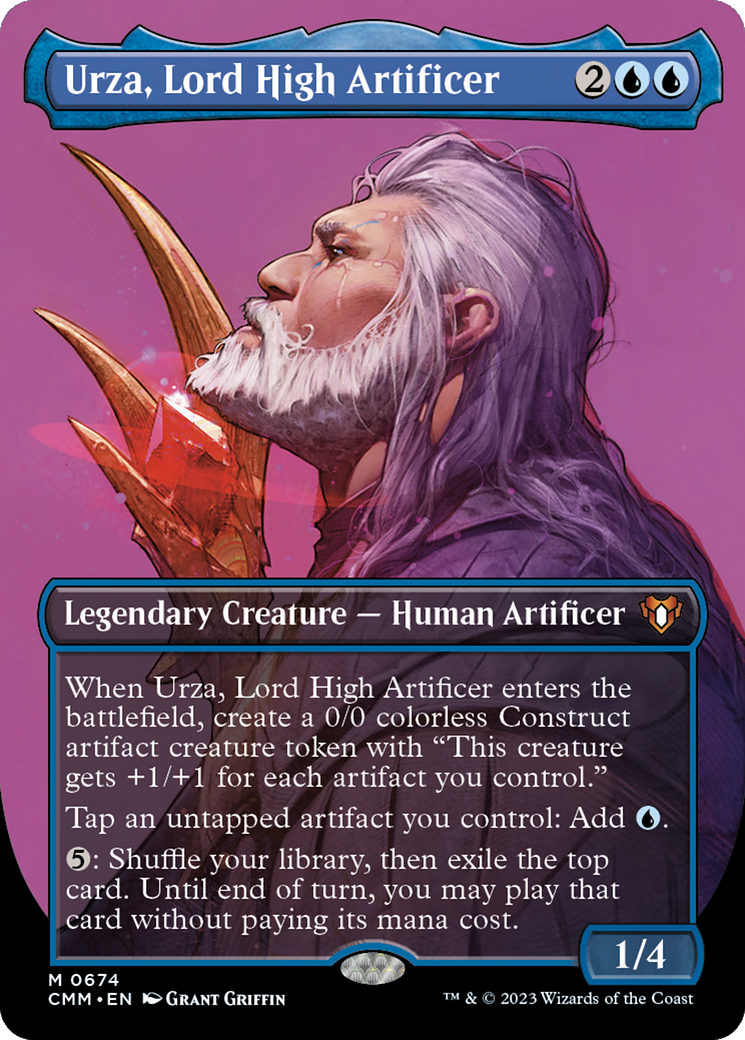 Urza, Lord High Artificer - Borderless [CMM-674]