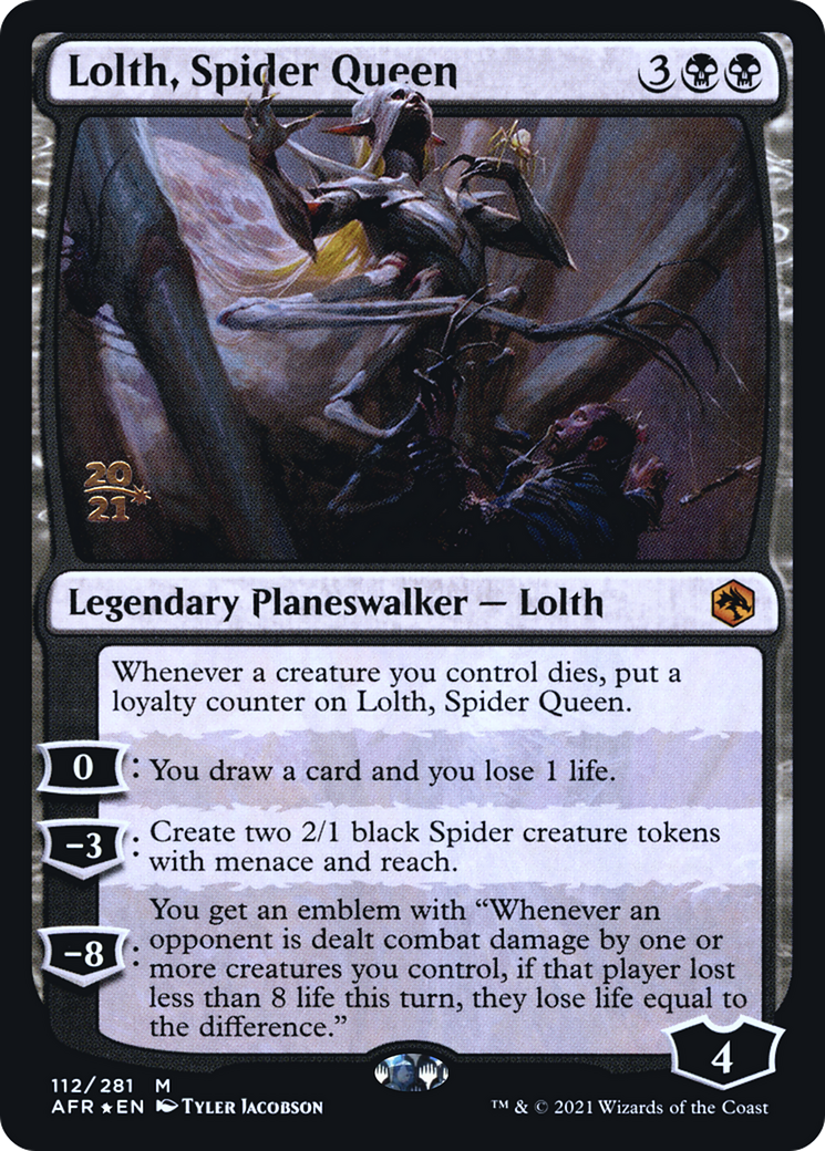 Lolth, Spider Queen - Prerelease Promo [PAFR-112s]