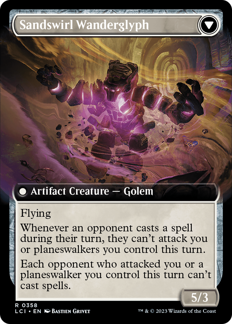 Unstable Glyphbridge // Sandswirl Wanderglyph - Extended Art [LCI-358]