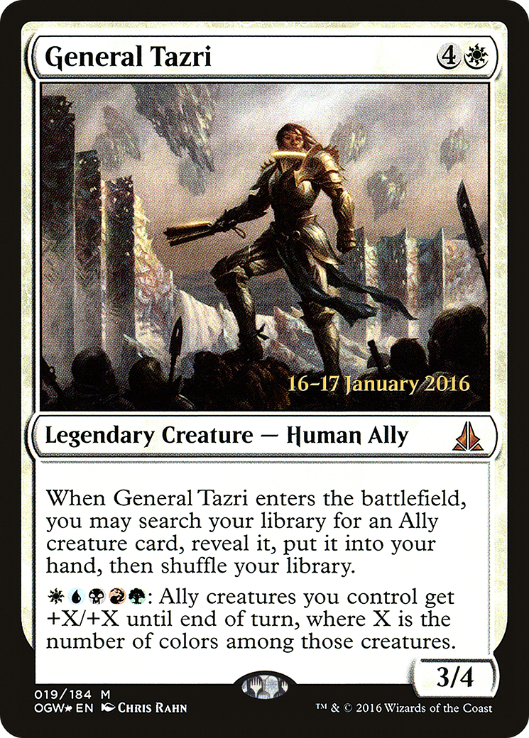 General Tazri - Prerelease Promo [POGW-19s]