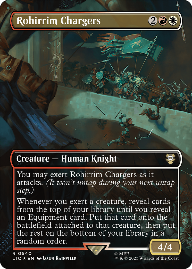 Rohirrim Chargers - Borderless - Surge Foil [LTC-540]