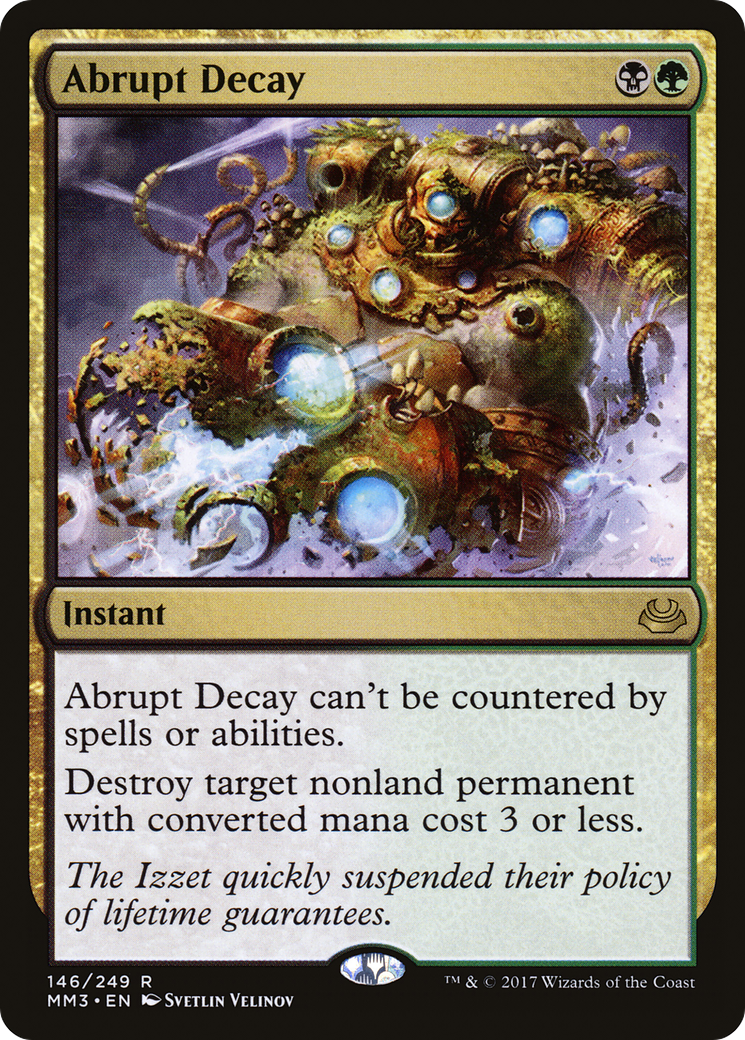 Abrupt Decay [MM3-146]