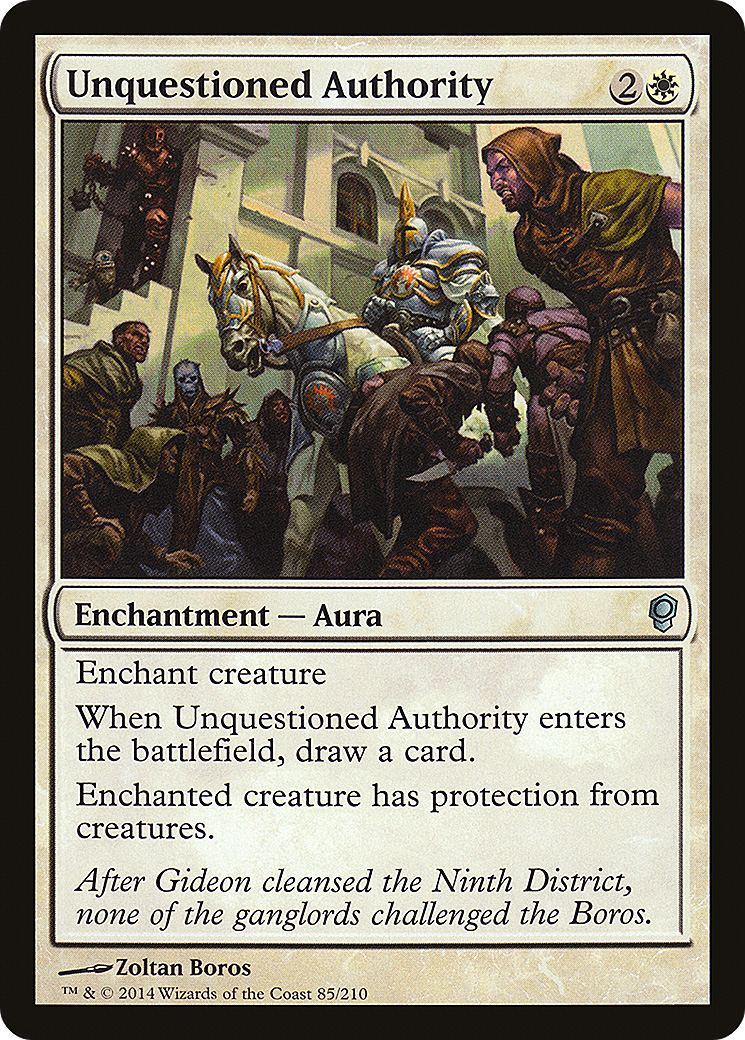 Unquestioned Authority [CNS-85]