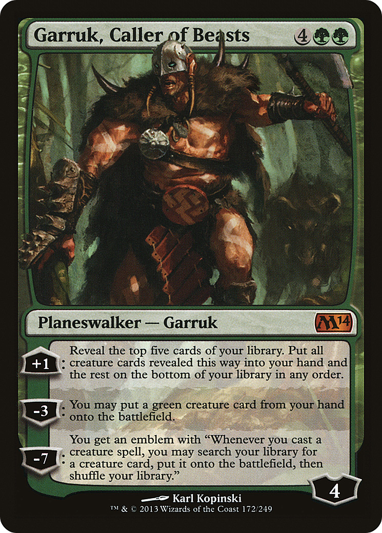 Garruk, Caller of Beasts [M14-172]