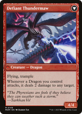 Invasion of Tarkir // Defiant Thundermaw [MOM-149]