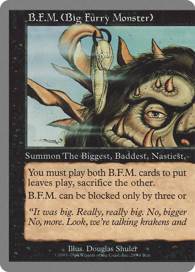 B.F.M. (Big Furry Monster) [UGL-28]