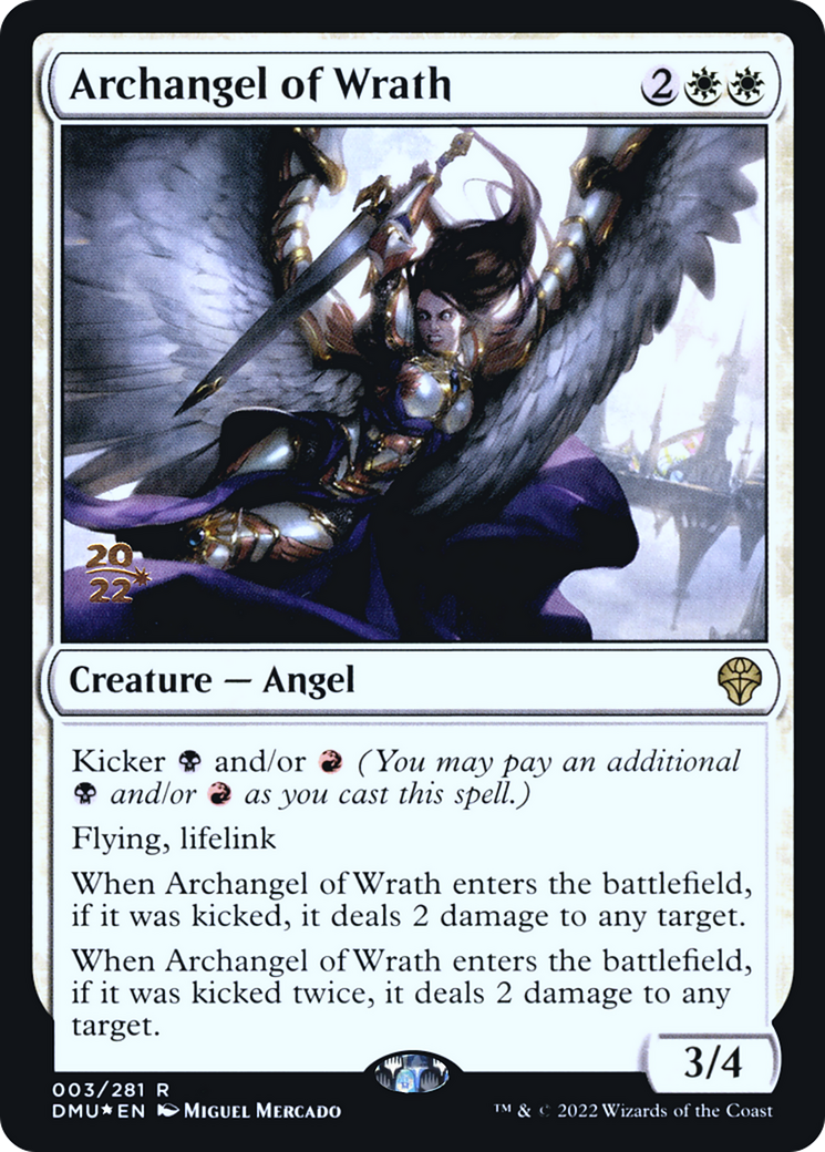 Archangel of Wrath - Prerelease Promo [PDMU-3s]
