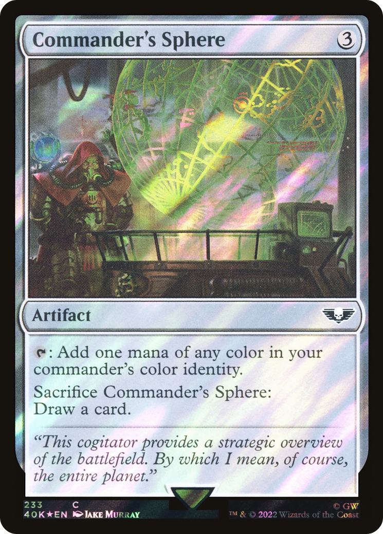 Commander's Sphere - Surge Foil [40K-233★]