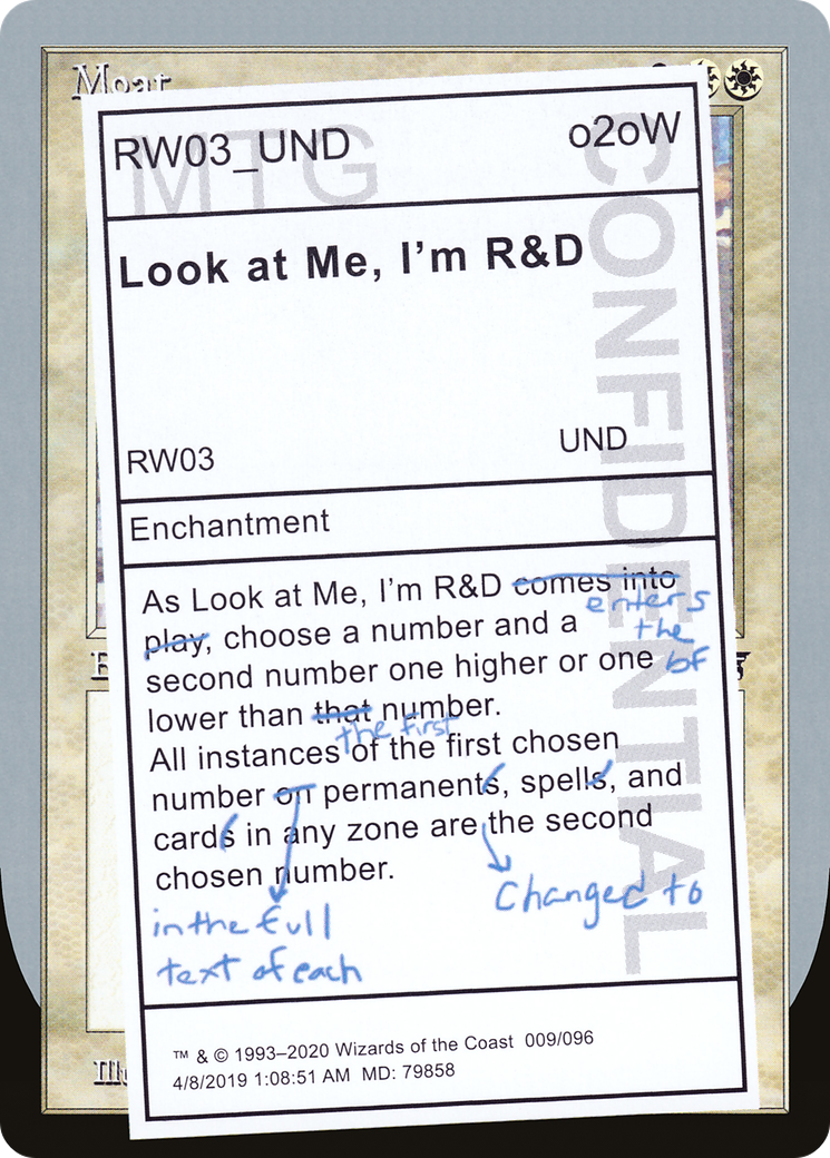 Look at Me, I'm R&D [UND-9]