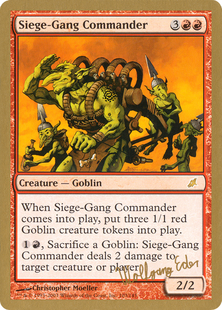 Siege-Gang Commander [WC03-we103]