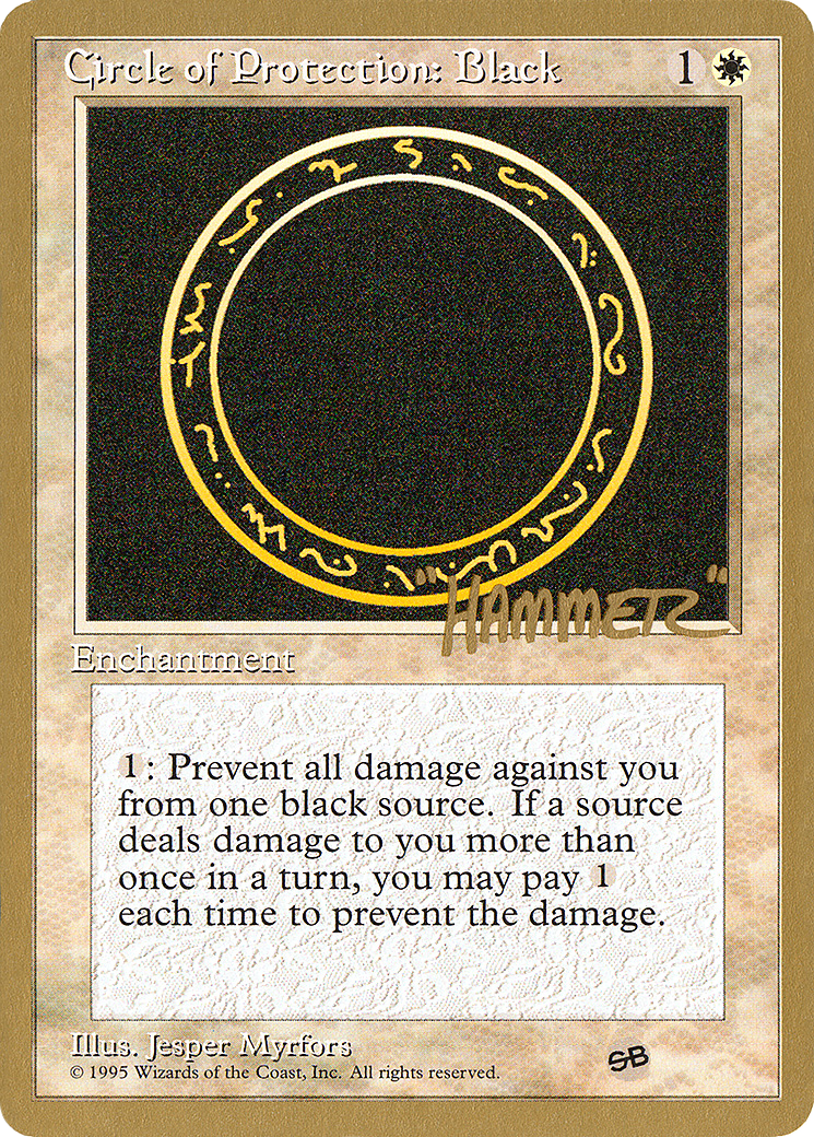 Circle of Protection: Black [PTC-shr14sb]