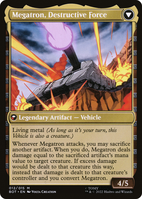 Megatron, Tyrant // Megatron, Destructive Force [BOT-12]