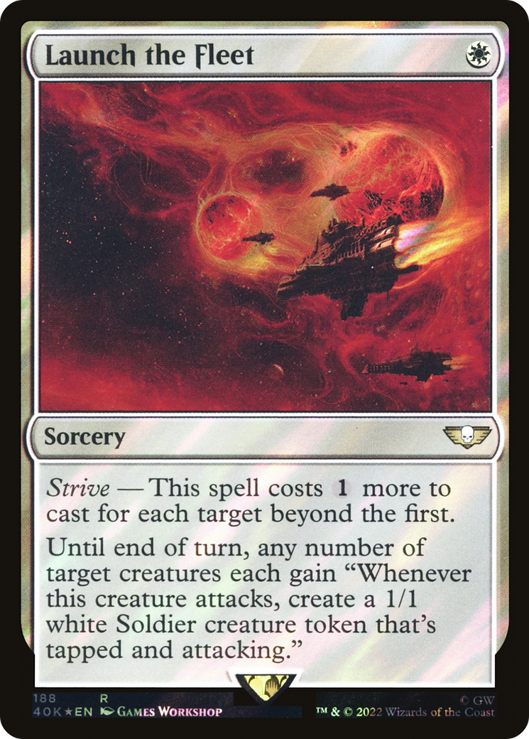 Launch the Fleet - Surge Foil [40K-188★]