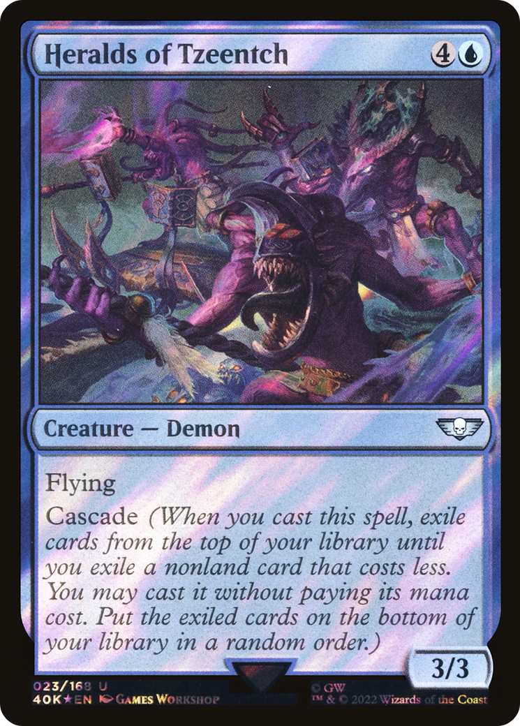 Heralds of Tzeentch - Surge Foil [40K-23★]