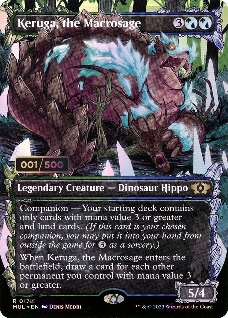 Keruga, the Macrosage - Borderless - Showcase - Serialized - Full Art [MUL-178z]