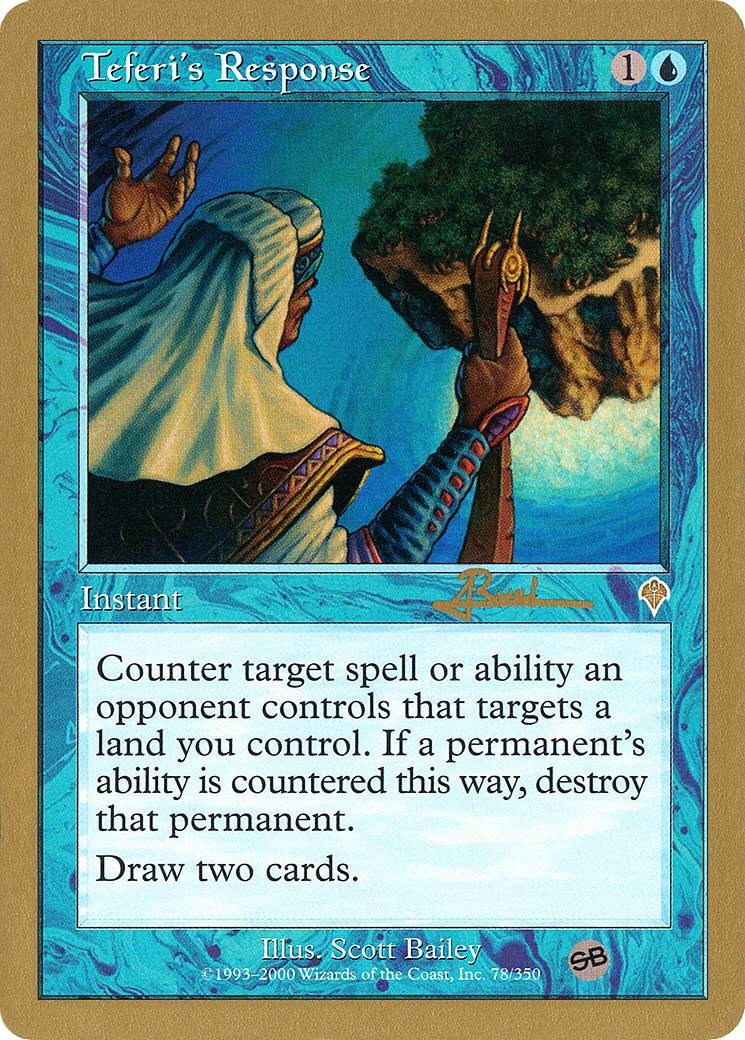 Teferi's Response [WC01-ar78sb]