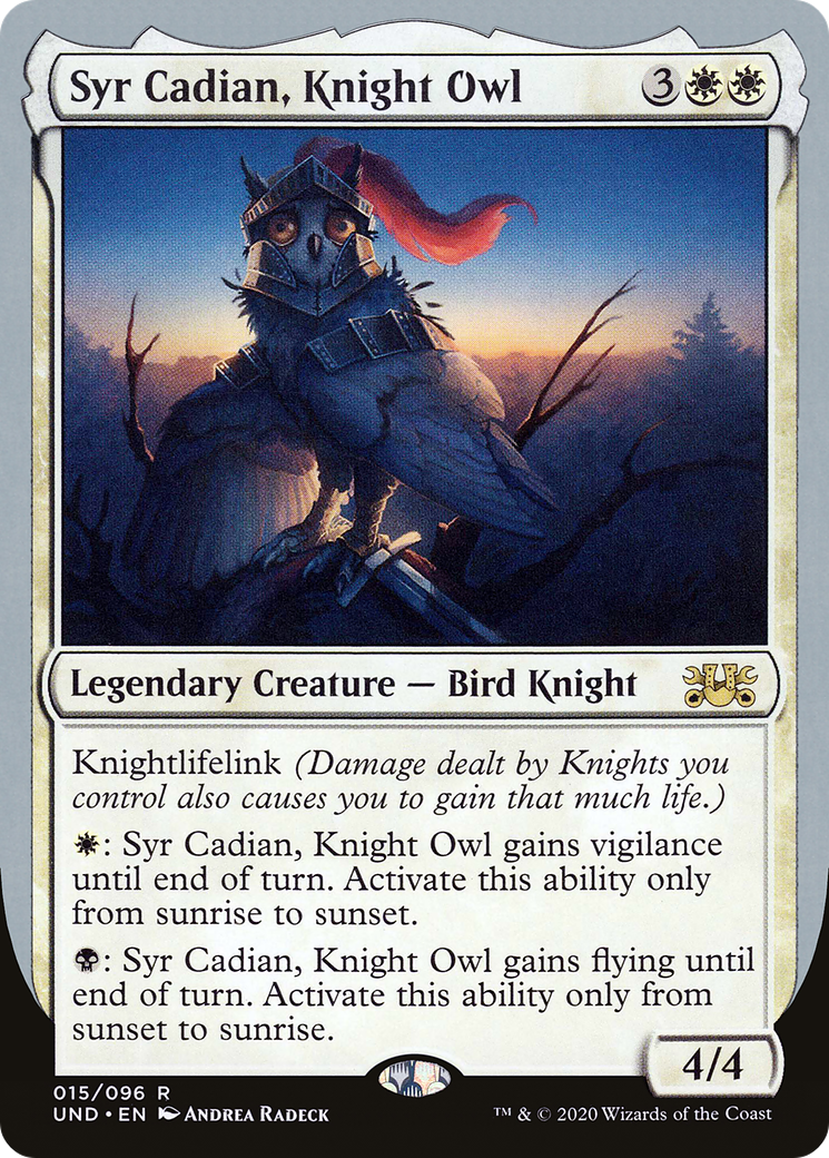 Syr Cadian, Knight Owl [UND-15]