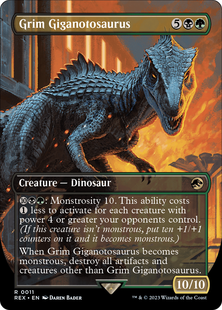Grim Giganotosaurus - Borderless [REX-11]