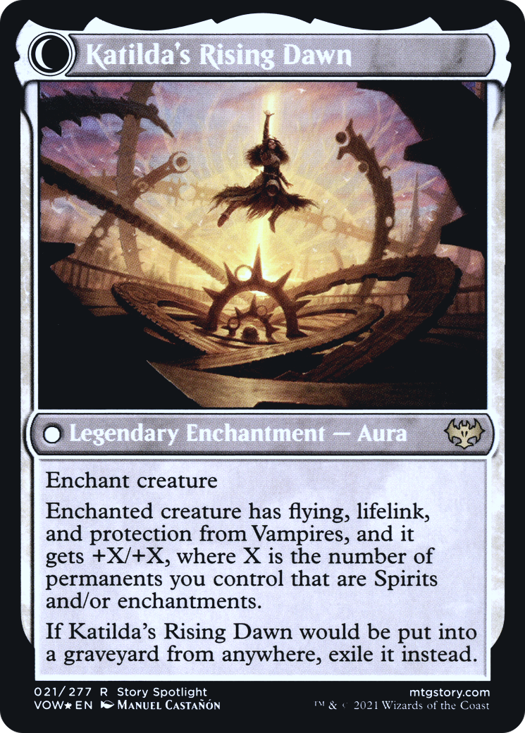 Katilda, Dawnhart Martyr // Katilda's Rising Dawn - Prerelease Promo [PVOW-21s]