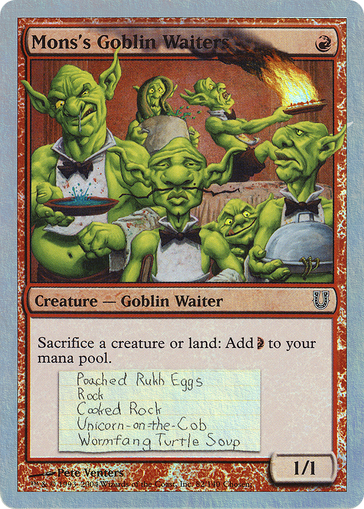 Mons's Goblin Waiters [UNH-82★]