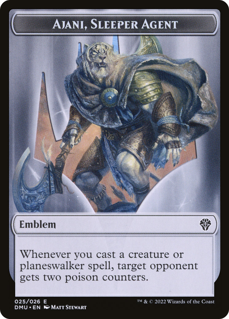 Ajani, Sleeper Agent Emblem [TDMU-25]