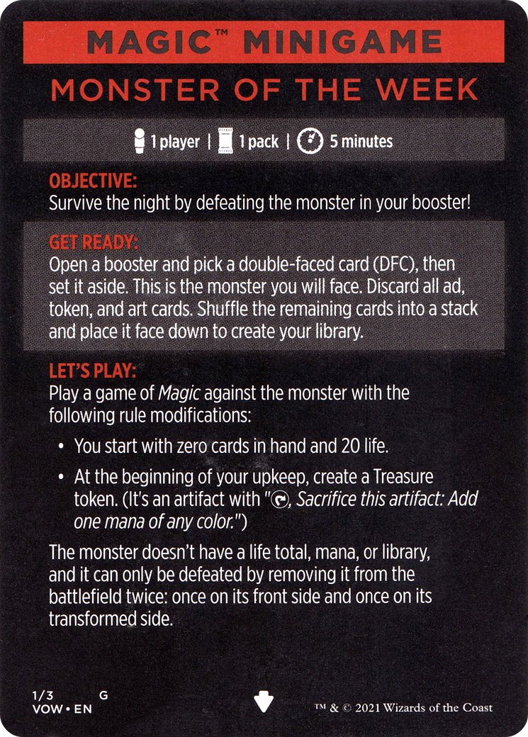 Monster of the Week // Monster of the Week (cont'd) [MVOW-1]