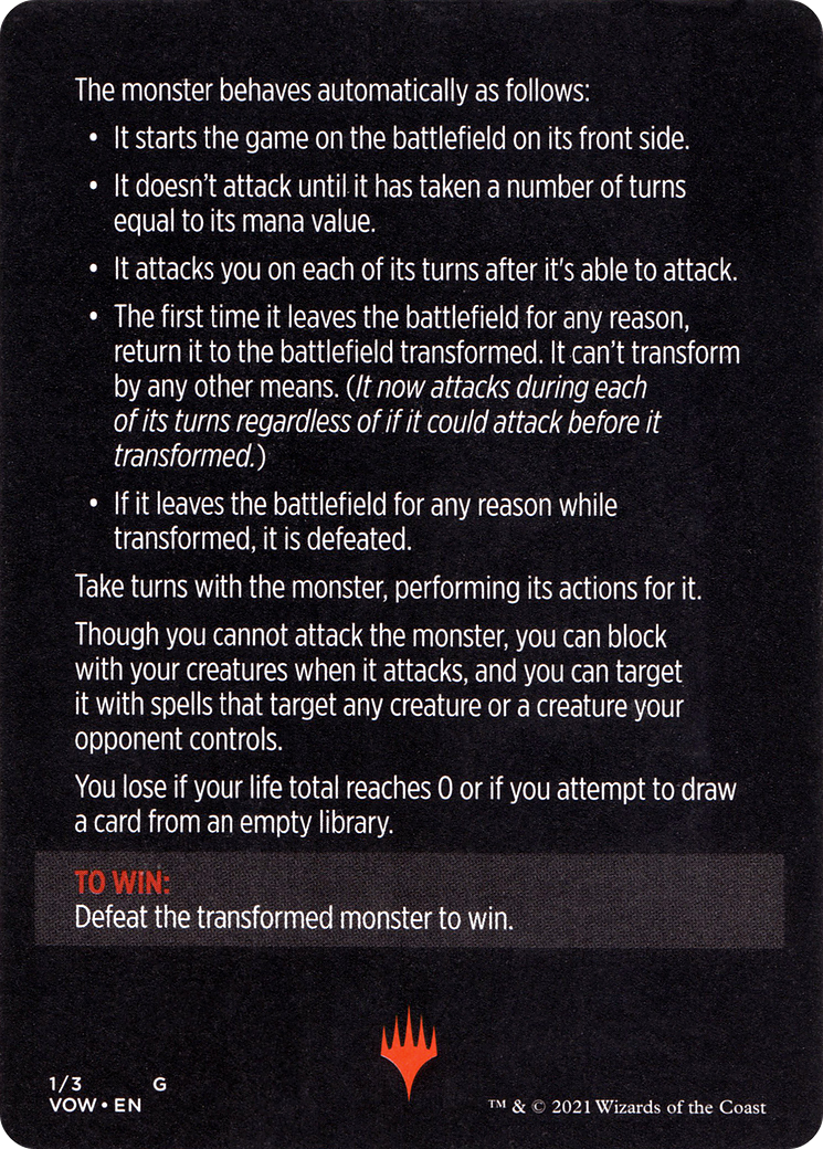 Monster of the Week // Monster of the Week (cont'd) [MVOW-1]