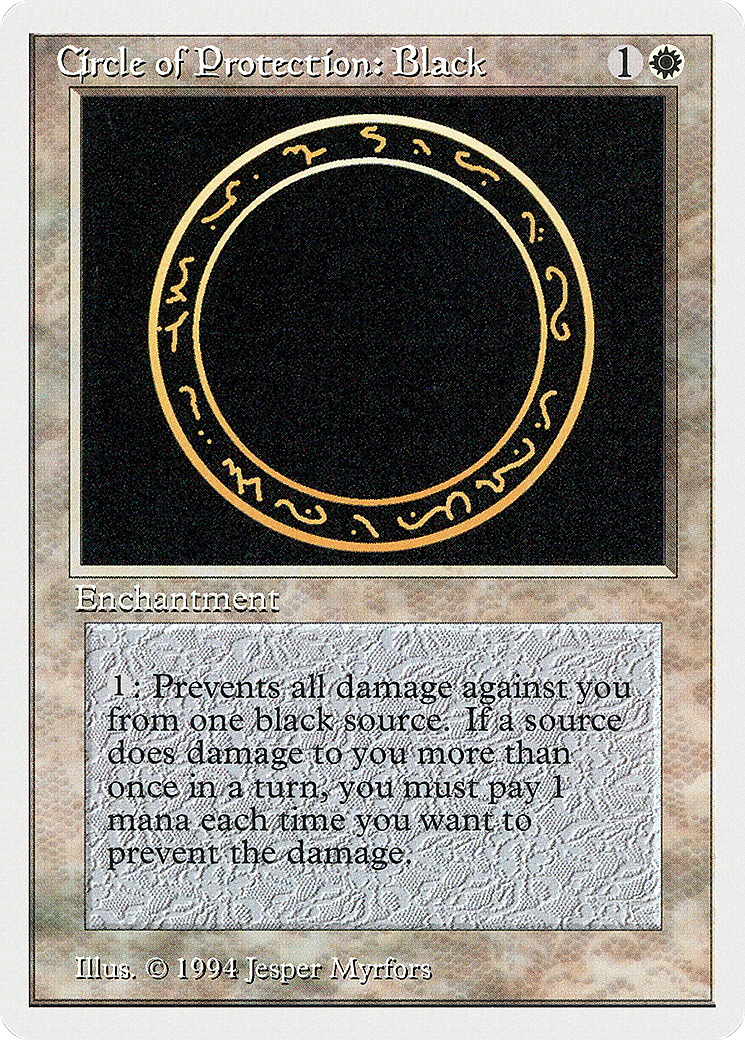 Circle of Protection: Black [SUM-9]
