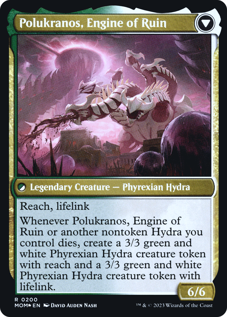 Polukranos Reborn // Polukranos, Engine of Ruin - Prerelease Promo [PMOM-200s]